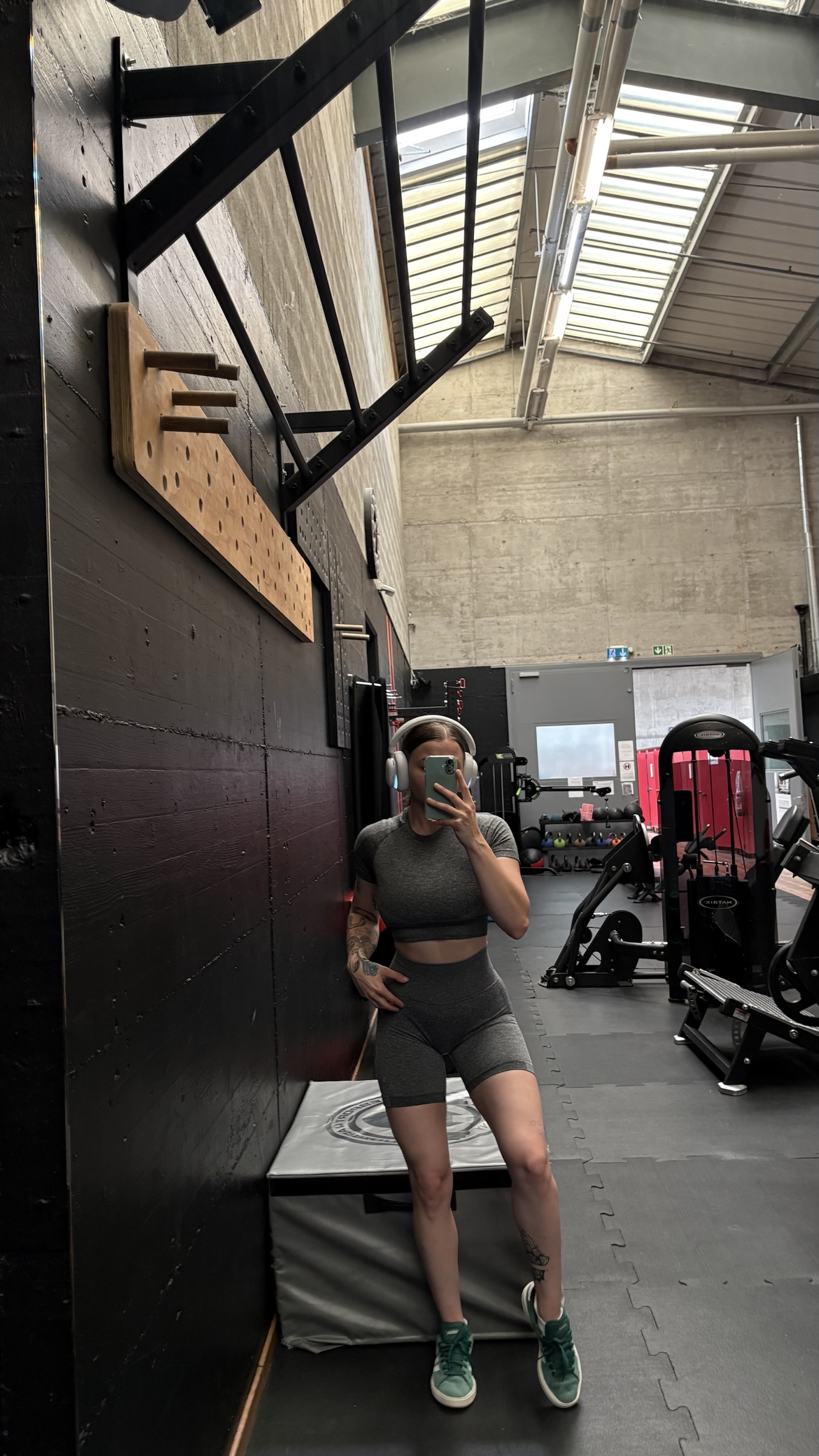 Anais dans sa salle d’entraînement